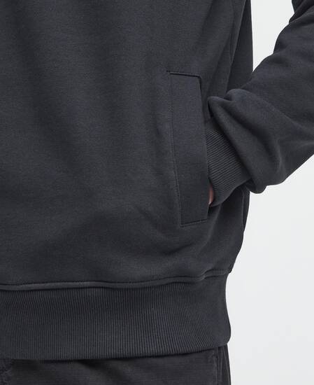 Felpa Flight con zip corta 