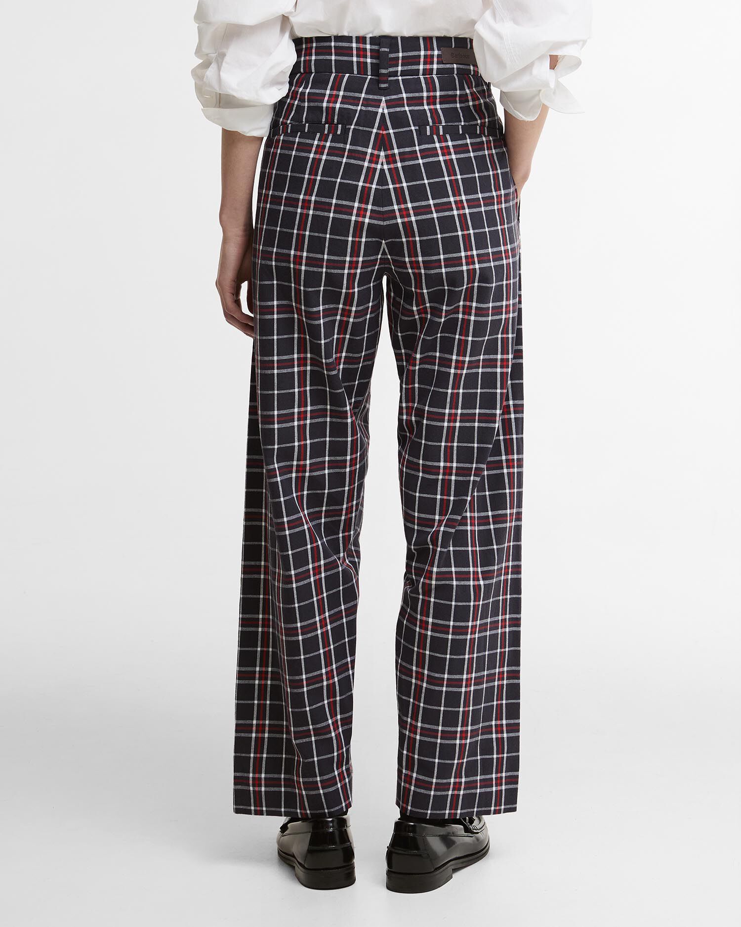 Dalbury Straight-Leg Tartan Trousers Multi Check