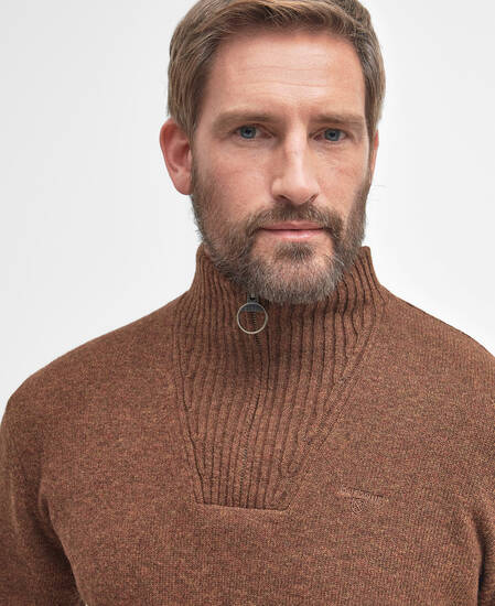 Essential Half-Zip Jumper Sandstone