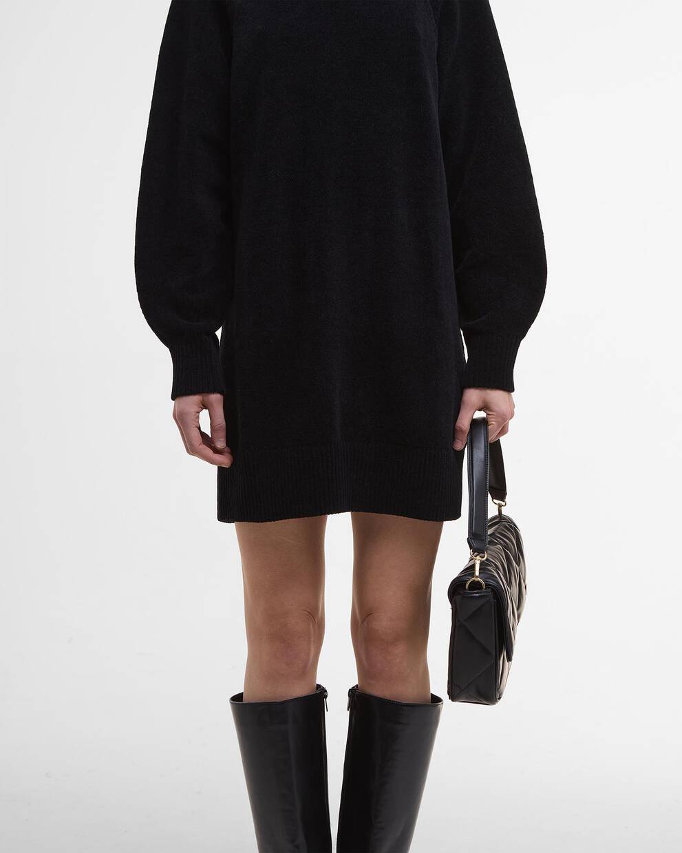 Mini-abito in maglia Saskia