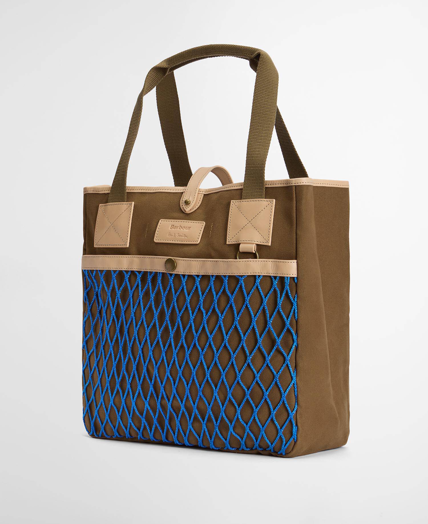 Paul Smith Loves Barbour Tote Bag Dark Sand image number 1