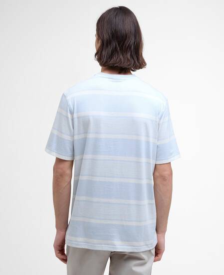 Spilman Striped T-Shirt Bleached Blue Spilman Striped T-Shirt Bleached Blue