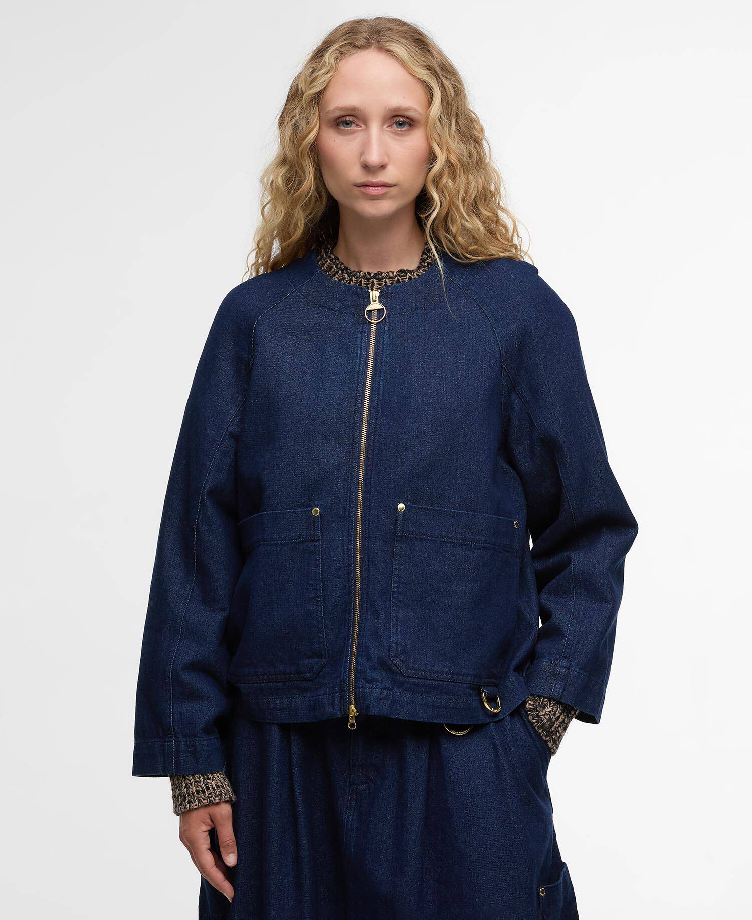 Saima Denim Overshirt image number 0