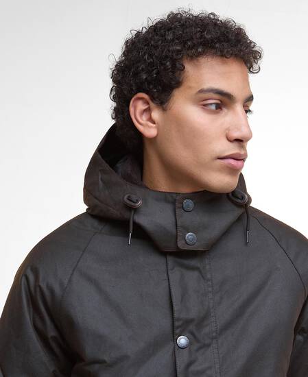 Modern Beaufort Waxed Jacket Dark Brown/Midnight Oak