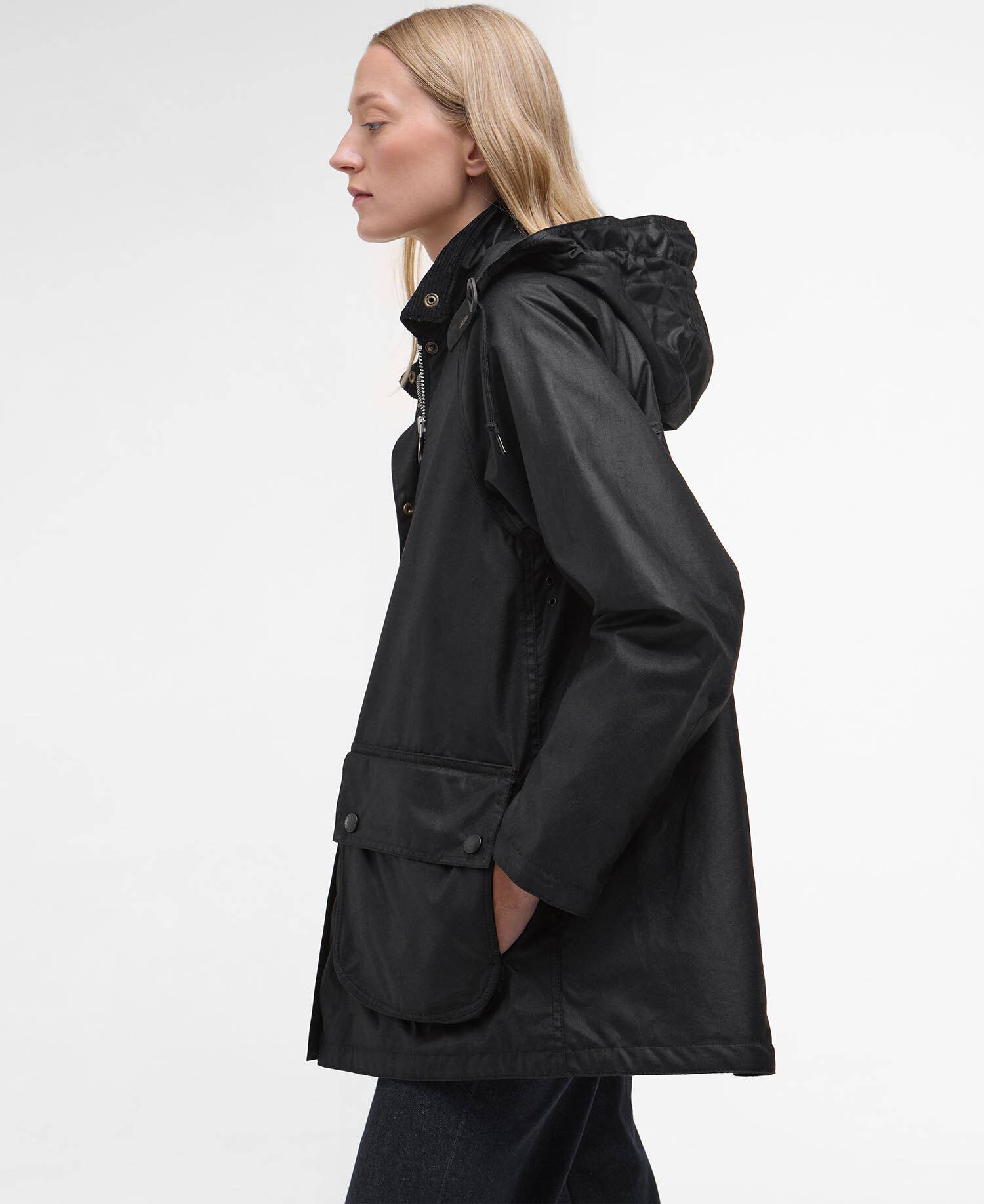 Barbour for Margaret Howell Women's  Waxed Parka Sand image number 3
