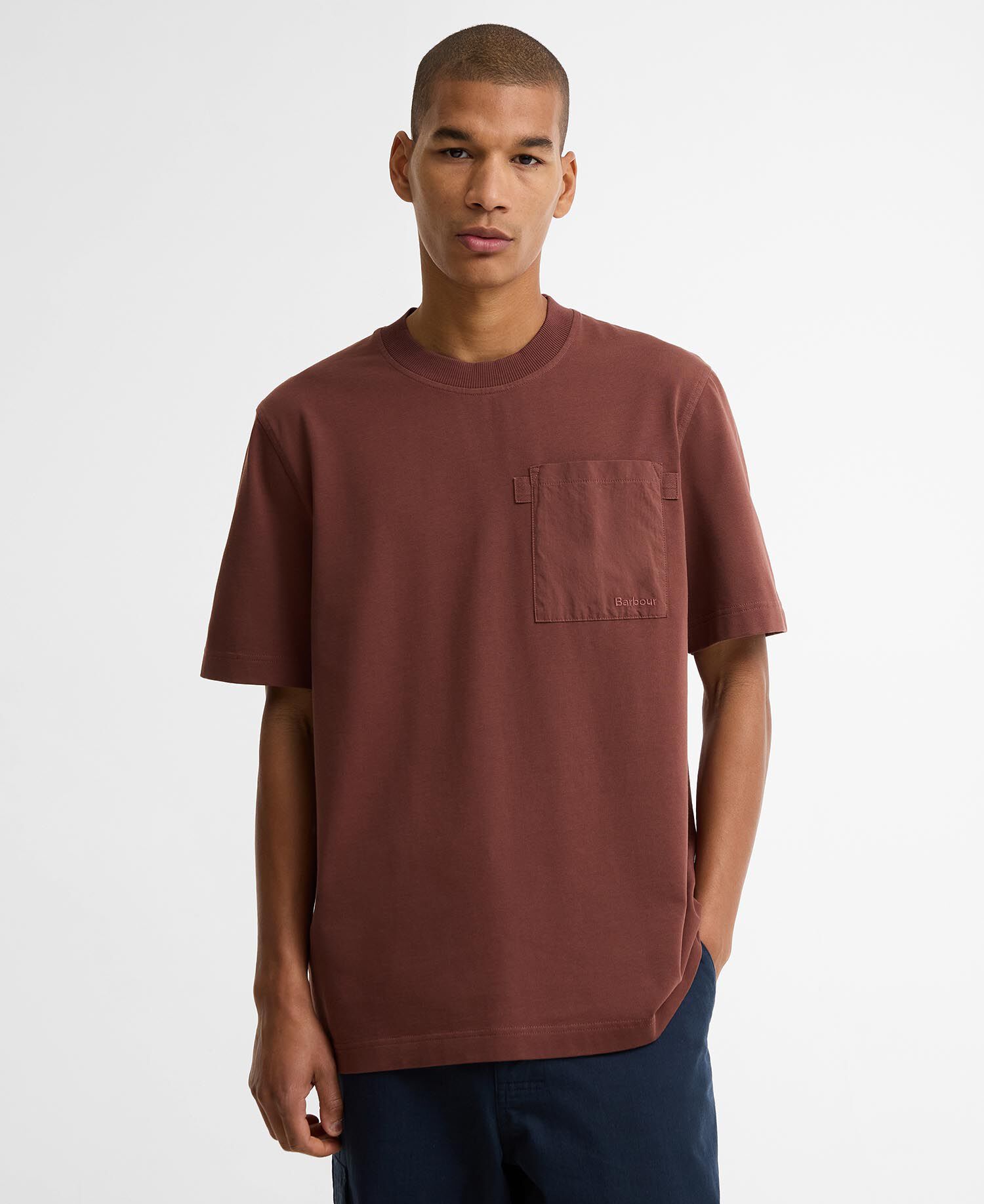 Ivergill Pocket Relaxed T-Shirt Burnt Pepper