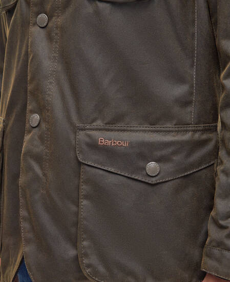 Ogston Waxed Jacket Olive