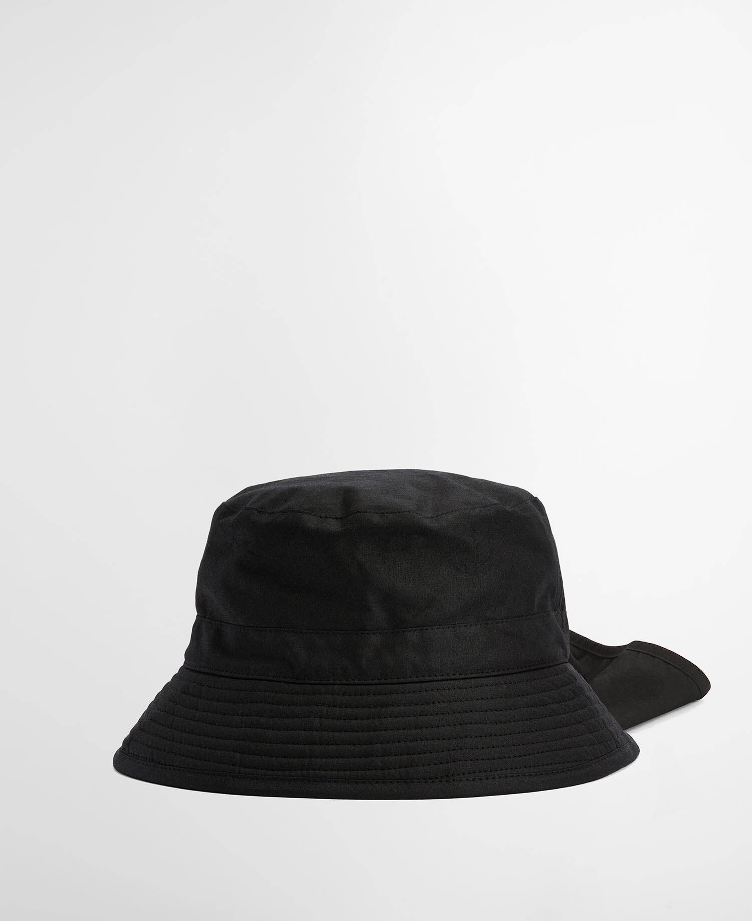 Barbour x Kaptain Sunshine Caped Bucket Hat Black image number 0