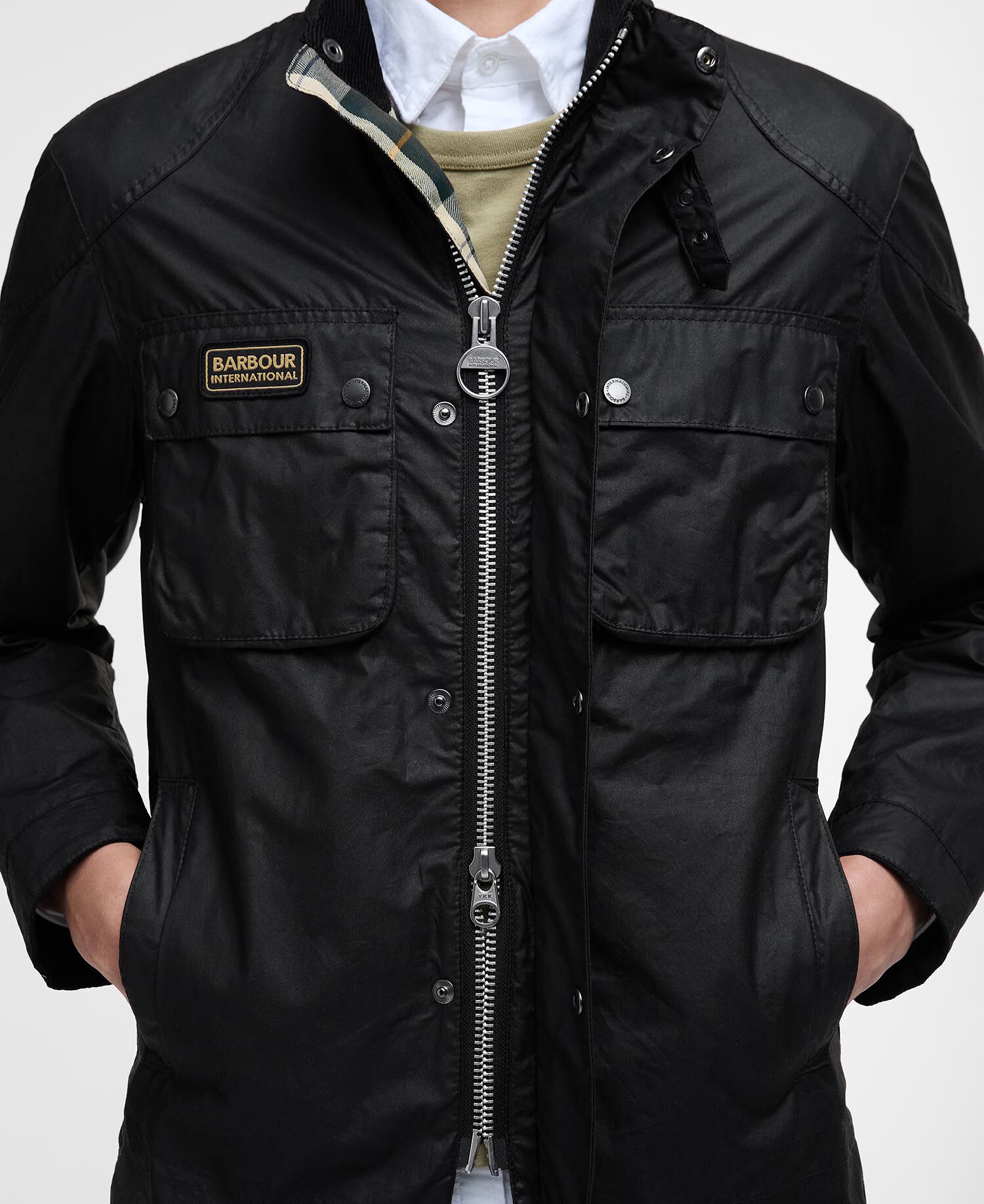 Merton Waxed Jacket Classic Black