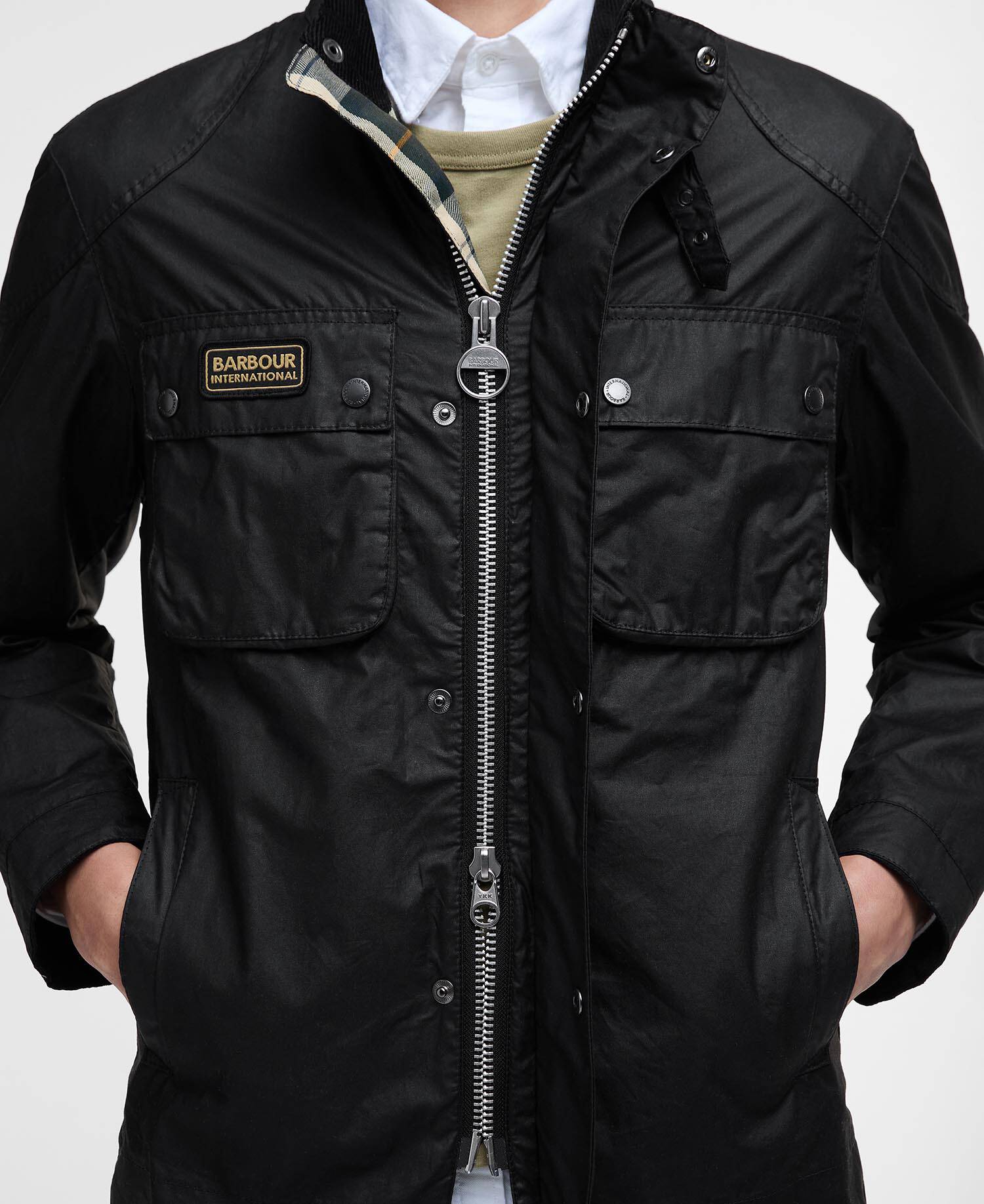 Merton Waxed Jacket Classic Black image number 4