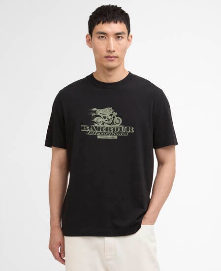 Dukes Cafe Graphic T-Shirt Black
