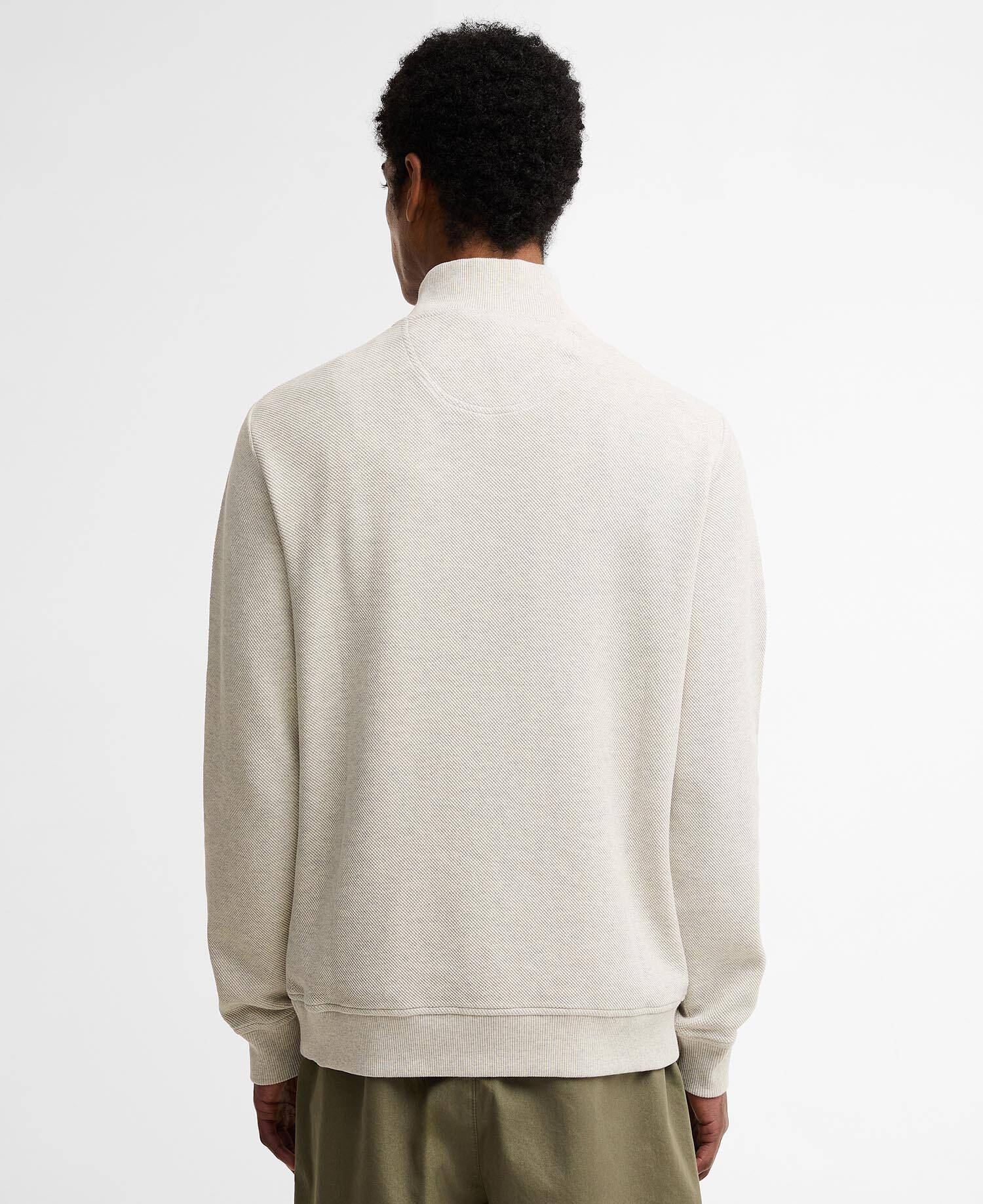 Ravensworth Quarter-Zip Sweatshirt Ecru Marl image number 2