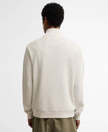 Ravensworth Quarter-Zip Sweatshirt Ecru Marl