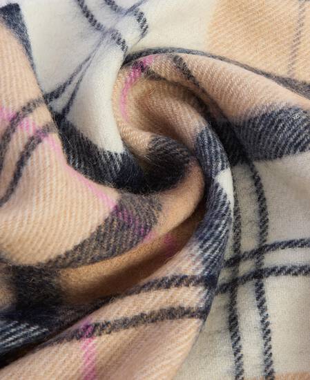 Serena Tartan Lambswool Scarf Dress/Hessian