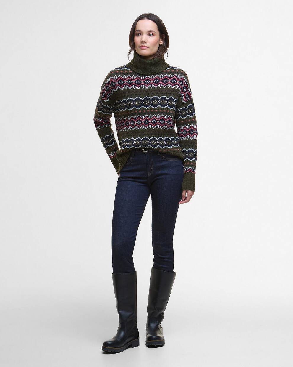 Helen Fair isle Roll-Neck Jumper