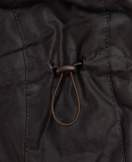 Waxed Storm Hood Rustic