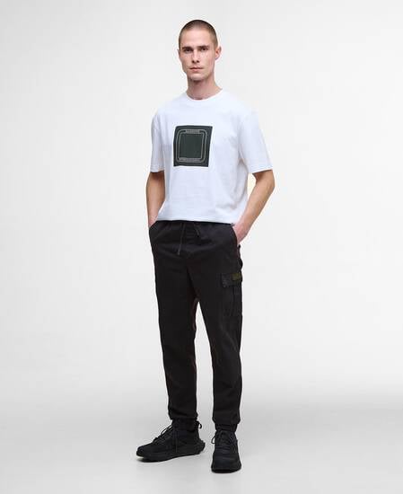 Outline Cargo Trousers Black