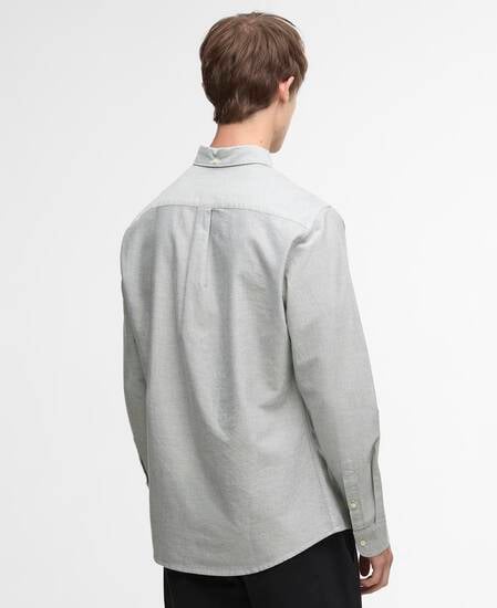 Oxford Tailored Long-Sleeved Shirt Fern