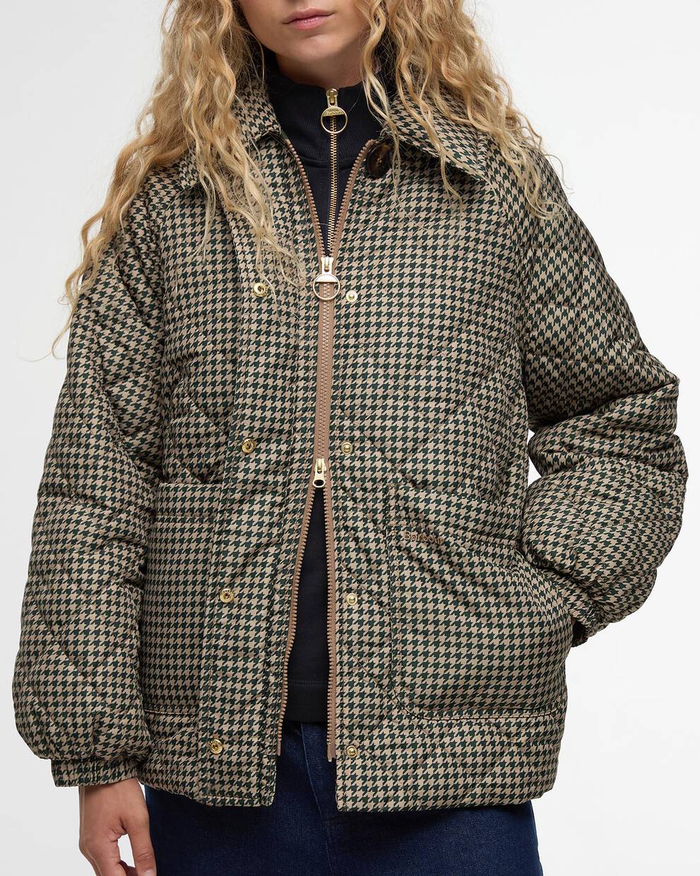 Laoise Check Quilted Jacket