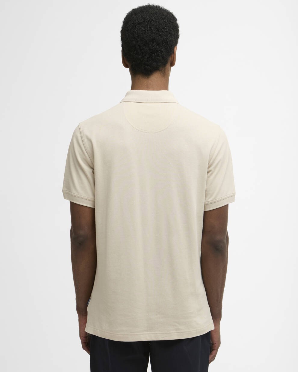 Reston Tartan Trim Tailored Polo Shirt