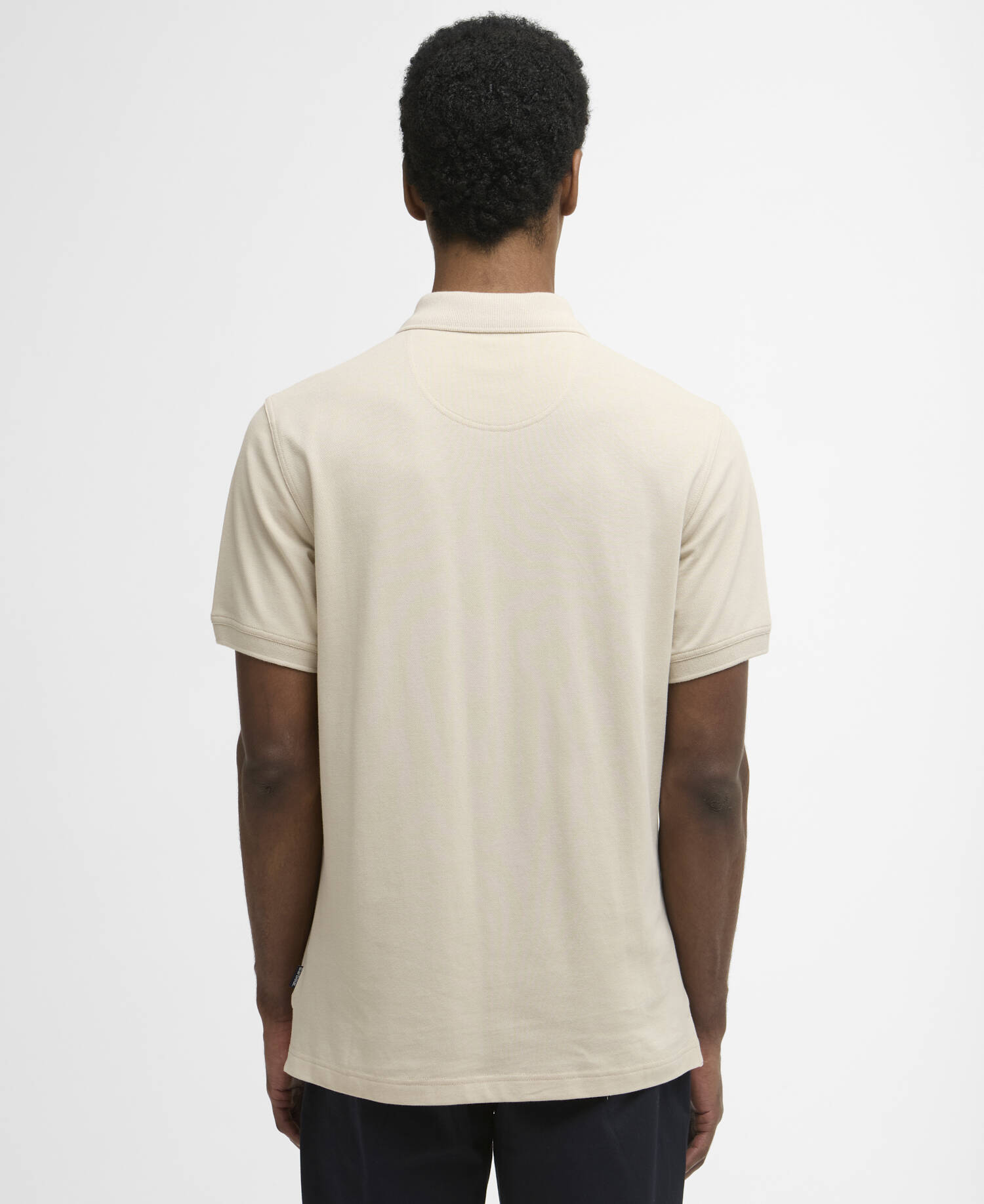 Reston Tartan Trim Tailored Polo Shirt image number 2