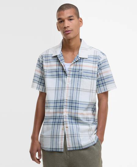 Berryfell Check Short-Sleeved Shirt Whisper White