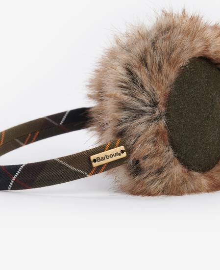 Barrhill Faux-Fur Ear Muffs Classic Tartan