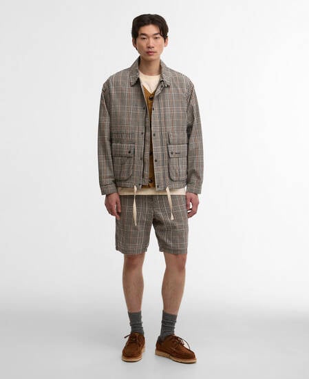 Fife Checked Short Neutral