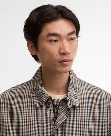 Westoe Check Casual Jacket Neutral Check