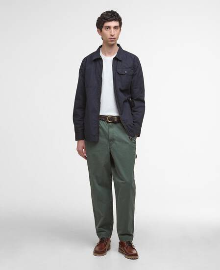 Harton Relaxed Slub Trousers Thyme Harton Relaxed Slub Trousers Thyme