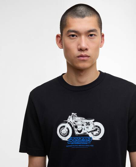 T-shirt con stampa Cruise Black