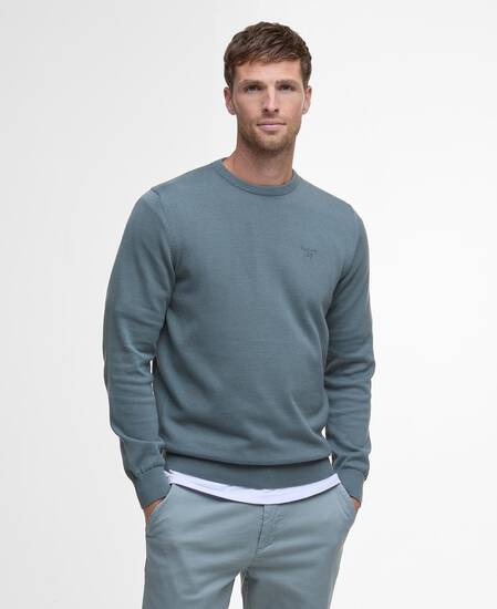 Maglione girocollo in cotone Pima 