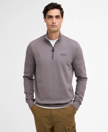 Essential Quarter-Zip Sweatshirt Aluminium