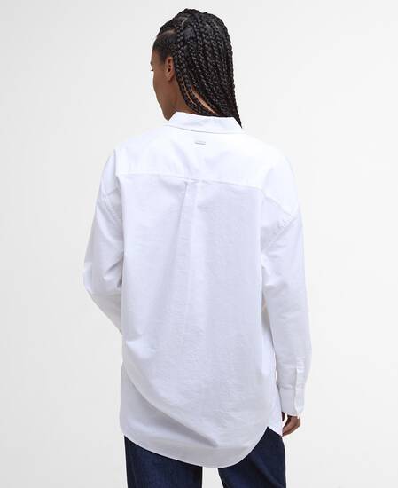Highclere Oversized Oxford Shirt White