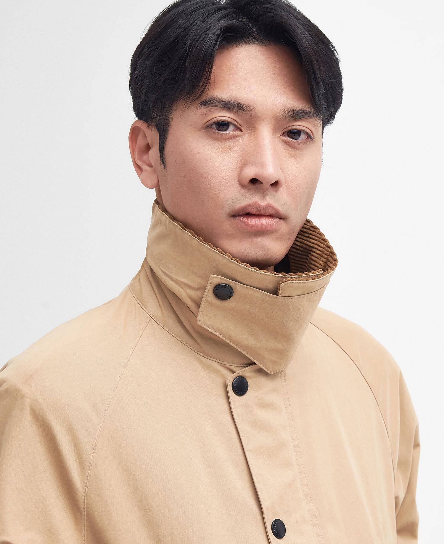 Peached Oversized Bedale Casual Jacket image number 4