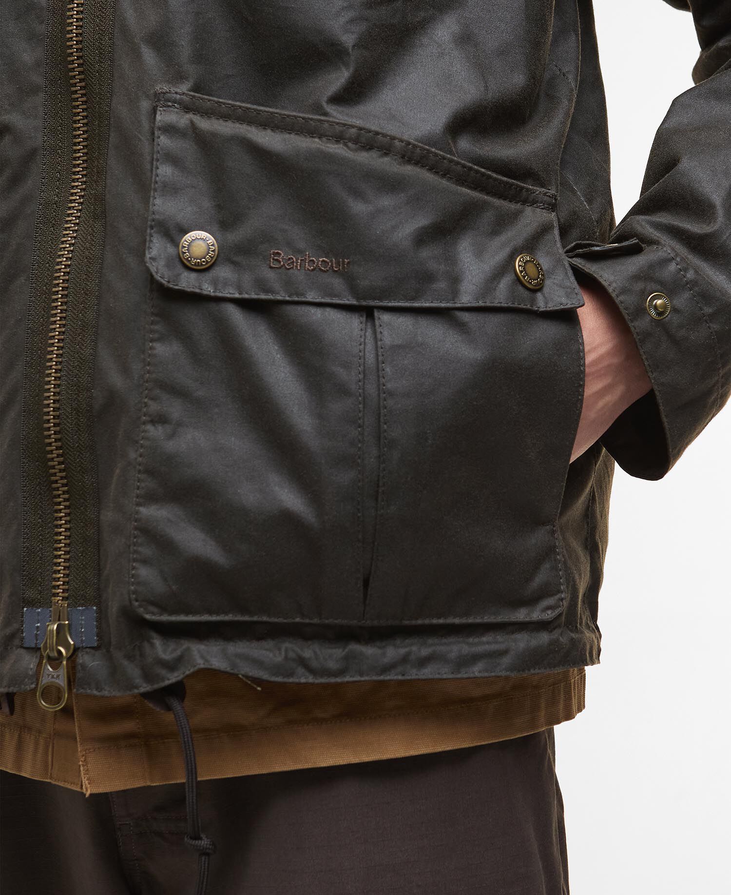 Buy Re-Engineered Bardon Spey Waxed Jacket for N/A 0.0 | BARBOUR_ROW