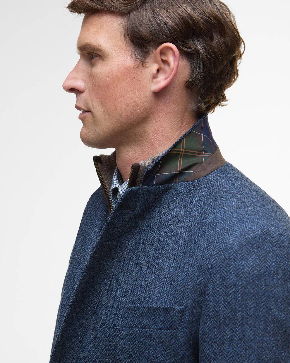 Blazer con motivo a spina di pesce Firth Moons