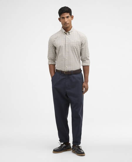 Lomond Tailored Long-Sleeved Shirt Oban Mist Tartan