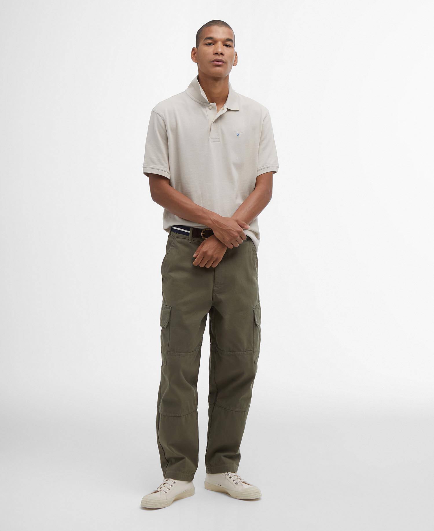 Sports Short-Sleeved Polo Shirt Mist image number 1