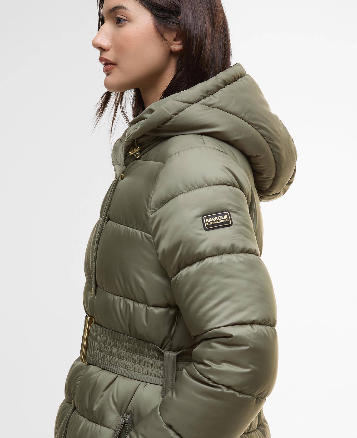 Short Track Line Puffer Jacket image number 4