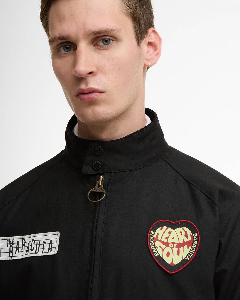 Barbour x Baracuta Wachsjacke Badged Porton