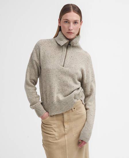 Lavensdale Half-Zip Jumper Oatmeal