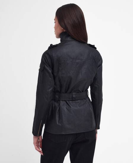 Ladies' International Waxed Jacket Classic Black