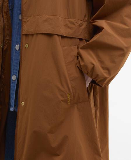 Naboo Showerproof Jacket Rust Brown