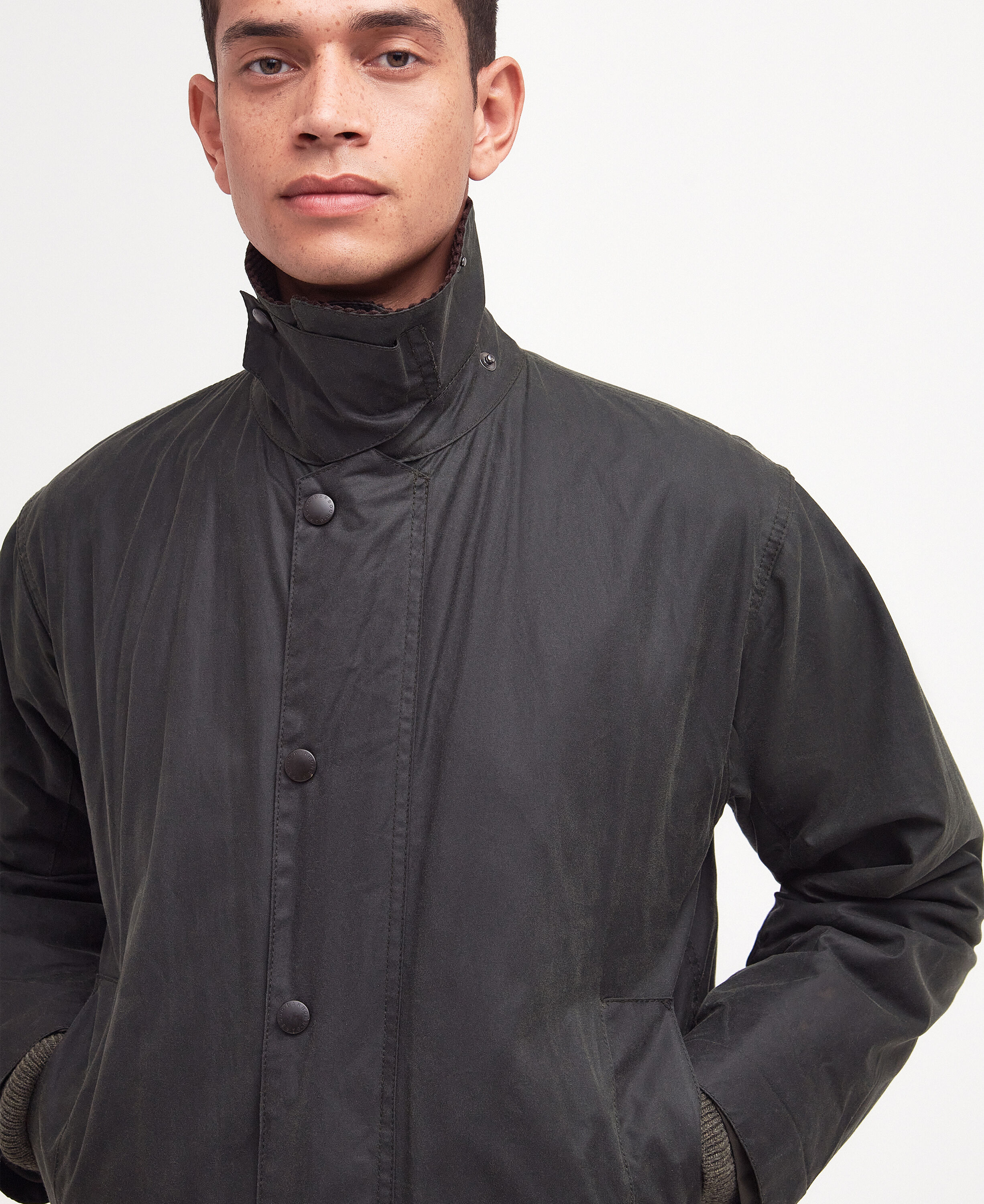Buy Border® Waxed Jacket for N/A 0.0 | BARBOUR_ROW