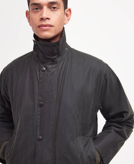 Border® Waxed Jacket Sage