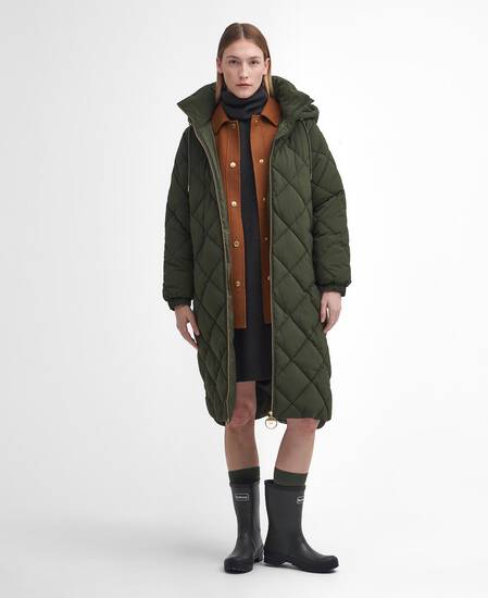 Kirkton Longline Puffer Jacket Olive-Ancient Kirkton Longline Puffer Jacket Olive-Ancient