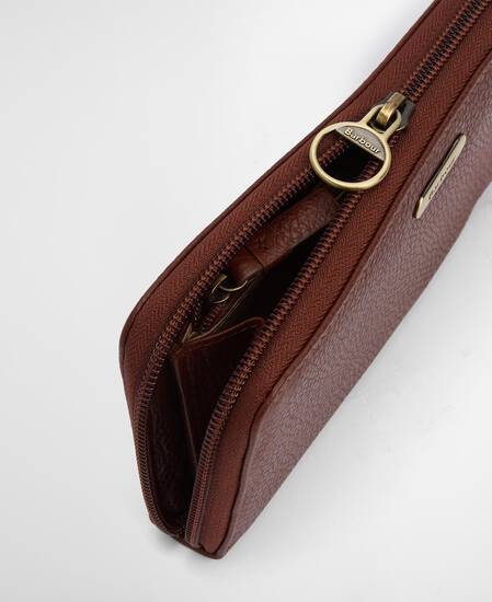 Birch Leather Matinee Purse Brown Birch Leather Matinee Purse Brown