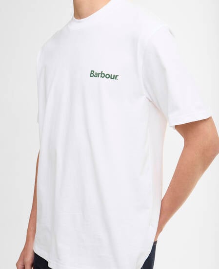 T-shirt oversize con logo vintage Crossby White