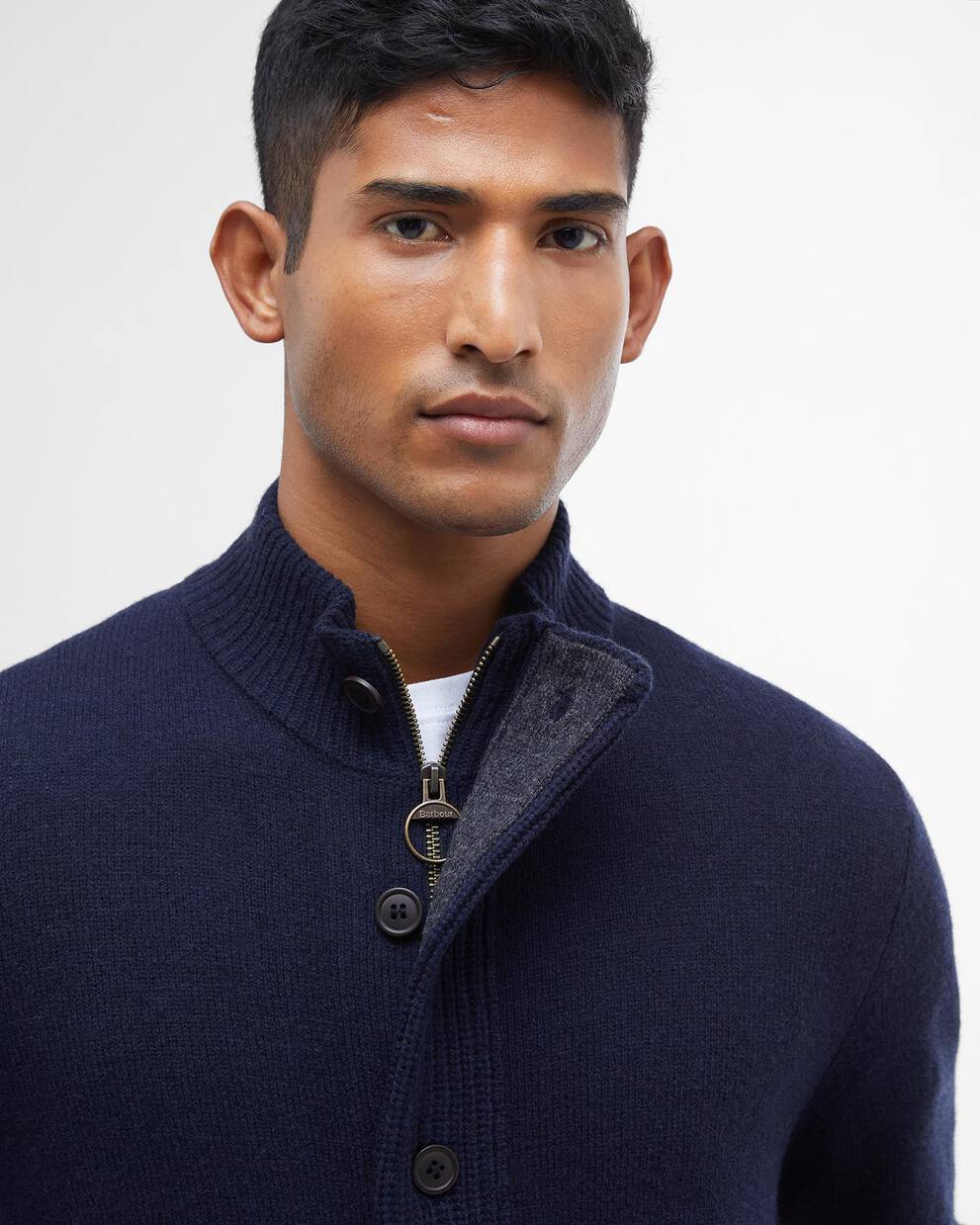 Essential Elbow-Patch Cardigan